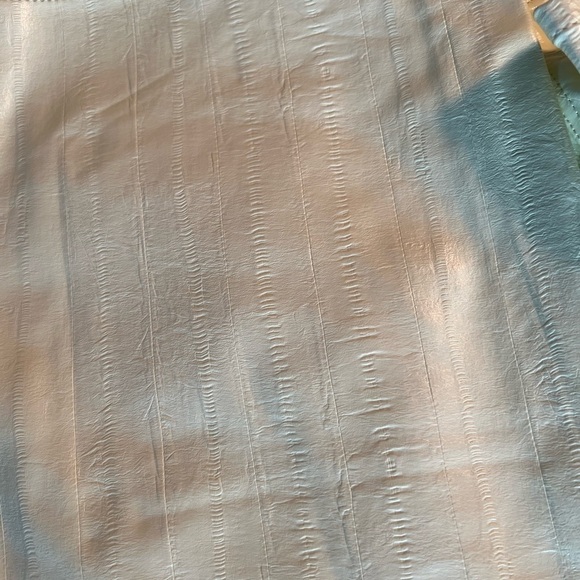 Good American 90s relaxed faux leather straight leg pants size 10 lemon - Picture 9 of 14